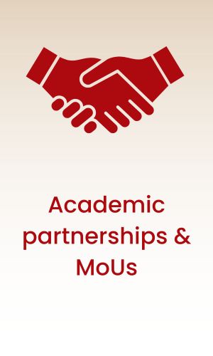 Academic partnerships & MoUs