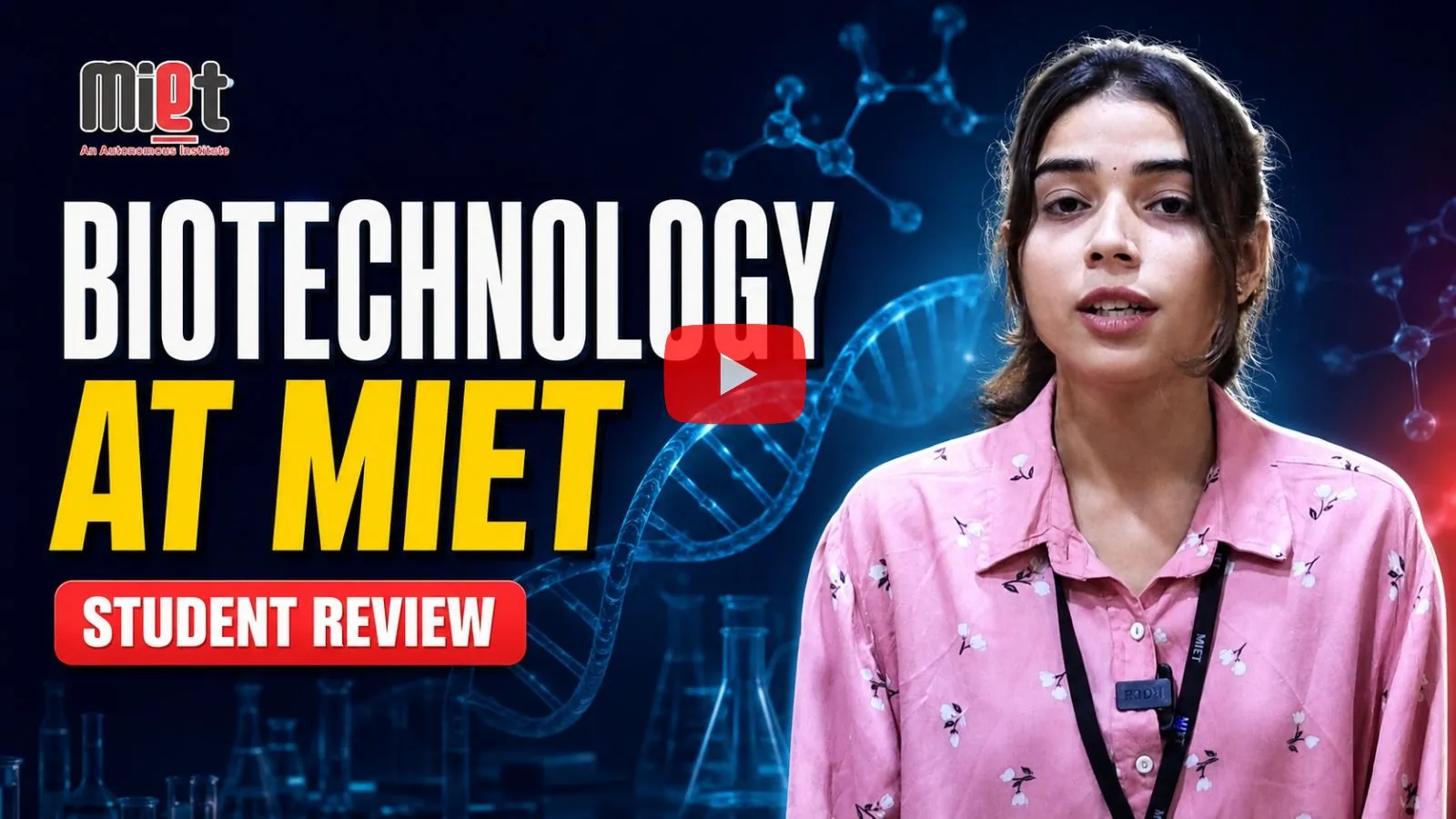 MIET Meerut Biotechnology Student Review | Real College Experience | MIET Universe