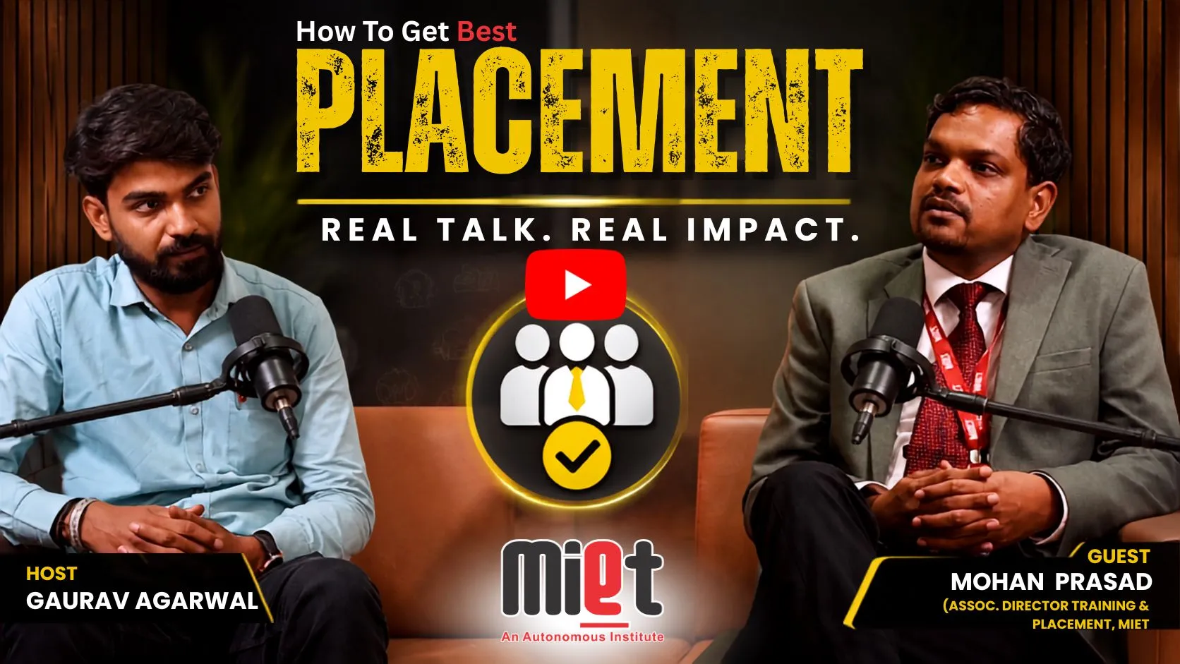 How to Get the Best Placement? | Real Placement Tips from MIETâ€™s Training & Placement Expert
