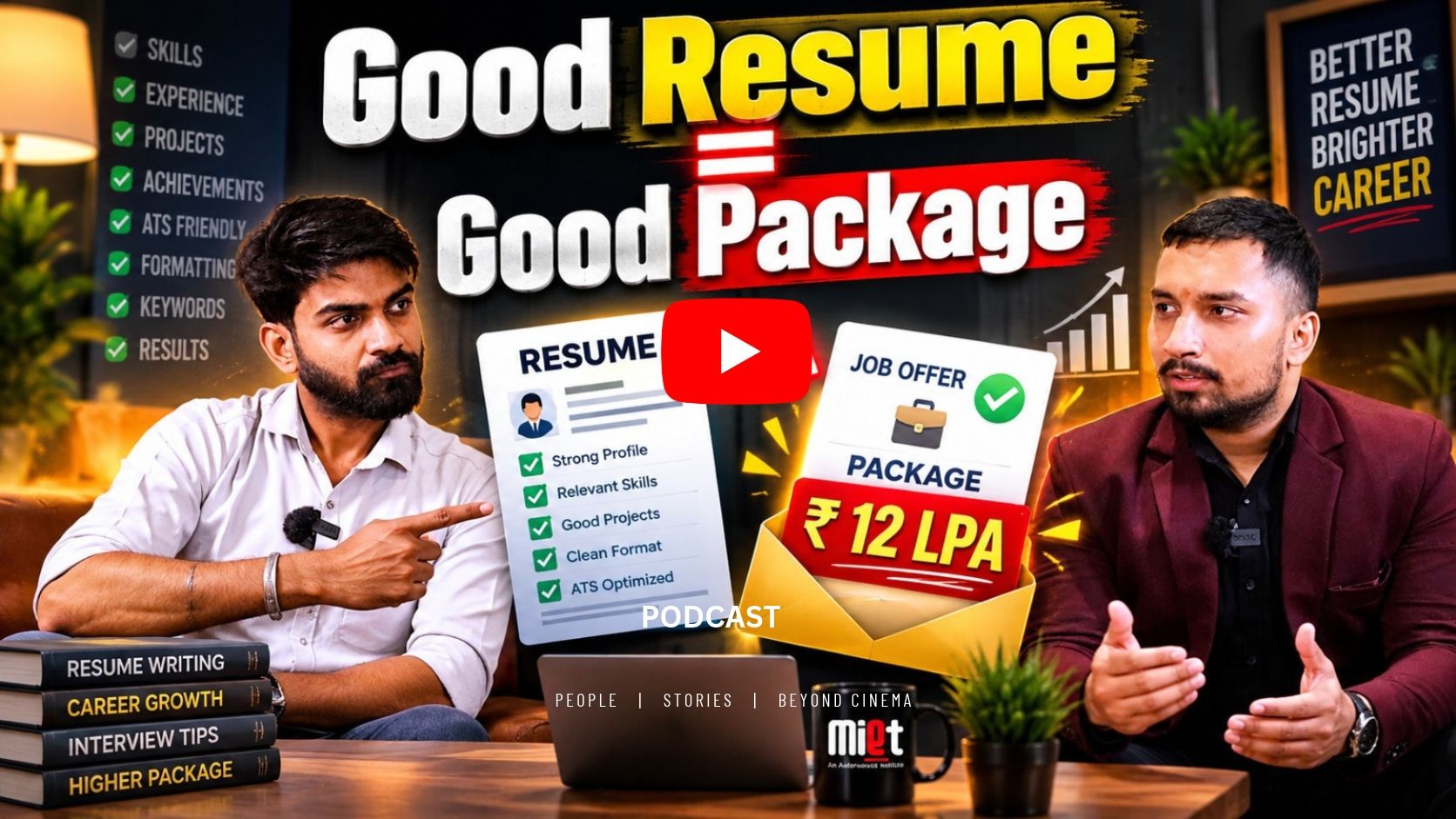 Bad Resume = Worst Package! ? How Your Resume Can Get You a Higher Salary | MIET Universe